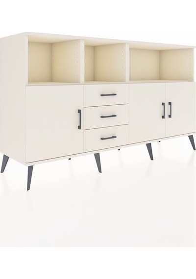Kronos Konsol 5 Raflı 3 Çekmeceli 3 Kapaklı 176x59x99 Aytaşı-ayta Aytaşı-aytaşı