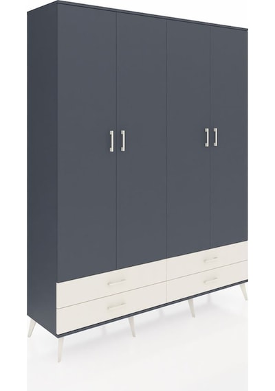 Hyperion Gardrop 6 Raflı 4 Çekmeceli 2 Askılı 176x44x221 Antrasit-antrasit/aytaşı Antrasit/aytaşı Hyperion Gardrop 6 Raflı 4 Çekmeceli 2 Askılı 176x44x221 Antrasit-antrasit/aytaşı Antrasit/aytaşı