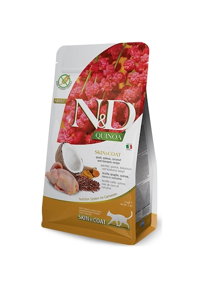 N&D Quinoa Skin & Coat Bıldırcın Yetişkin Kedi Maması 1500 G