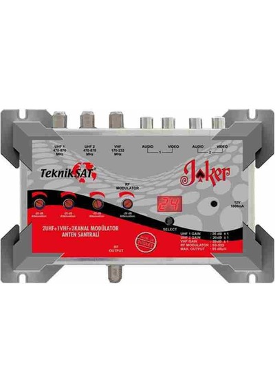 Tekniksat Tj 2035 Joker 2 Kanal Modulatör+Multibant