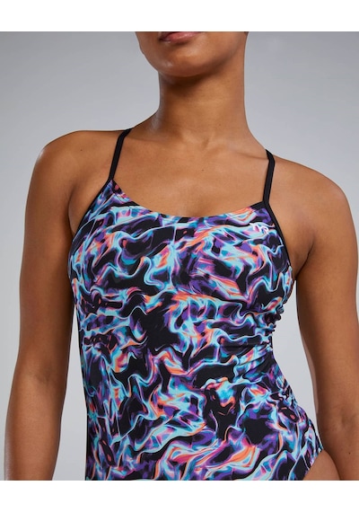 Tyr Durafast Elite Kadın Cutoutfit Mayo - Energia Mor