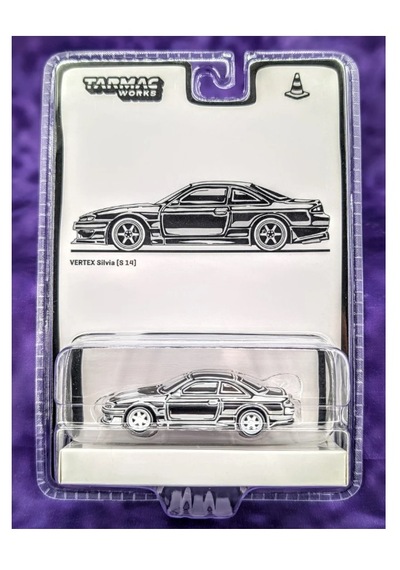Tarmac Works Nissan Vertex Silvia S 14 - Designed By Joshua Vides Blister Paket 1/64