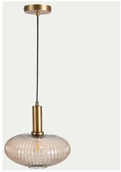 Mylights Rustik Füme Sarkıt Avize 25cm Bronz Askılı Spor Tekli Avize Opal