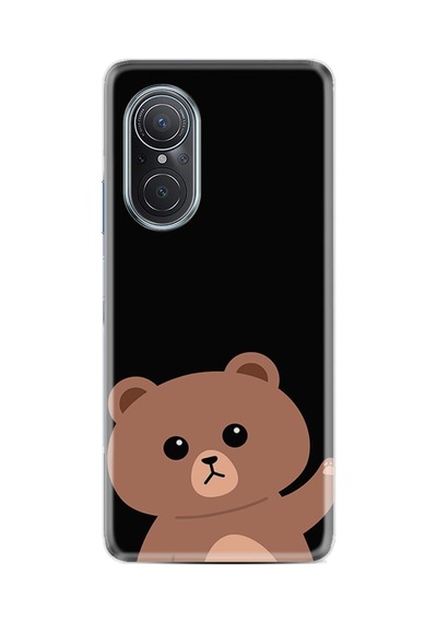 Huawei Nova 9 Se Kılıf Resimli Desenli Silikon Platinium Series Hello Bear 1905