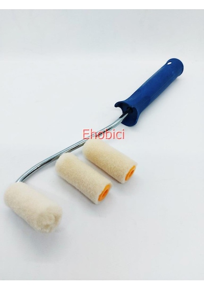 Kadife Rulo Fırça 5cm +2 Yedekli (moher)
