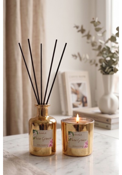 Pure Grace Oda Kokusu Ve Mum Seti 200 Cc / 210 Gr Renkli