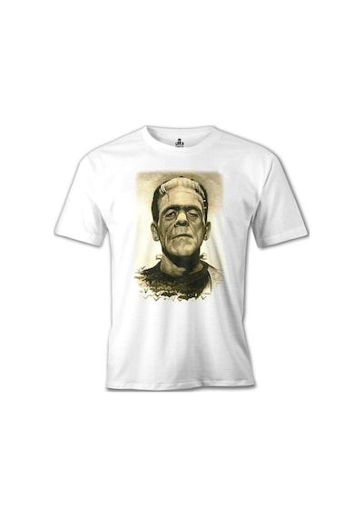 Frankenstein Beyaz Erkek Tshirt