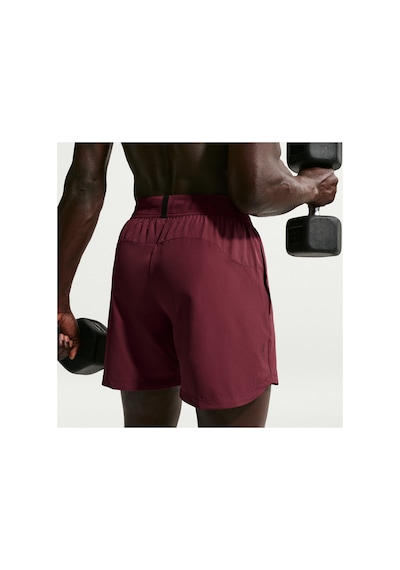 Nike Pro Antrenman Erkek Dri-fıt 15 Cm Yaklaşık Şort Bordo