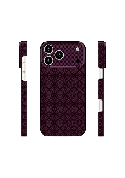 İphone 17 Pro Max Uyumlu Kılıf M-safe Şarj Özellikli Zore Paris Velix Sert Pc Kapak Derin Mor