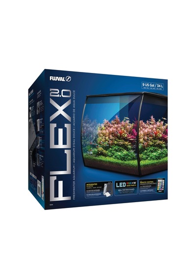 Fluval Flex 2.0 Akvaryum Siyah 34l