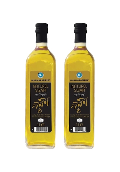 Marmarabirlik Naturel Sızma Zeytinyağı 1000 Ml Cam 2 Li