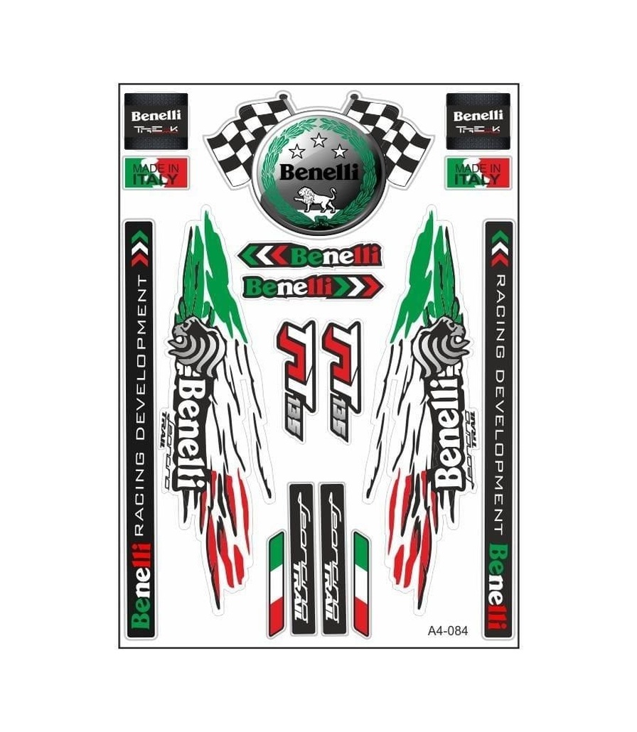 A4 Sticker 084 Tek Paket Çoklu Sticker Standart