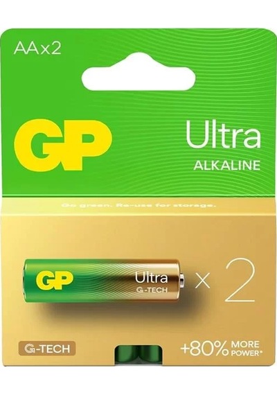 Sh Gp G-tech Ultra Alkalin Kalem Lr6 - Aa Boy 1.5v Pil 2li Paket Najmaddin