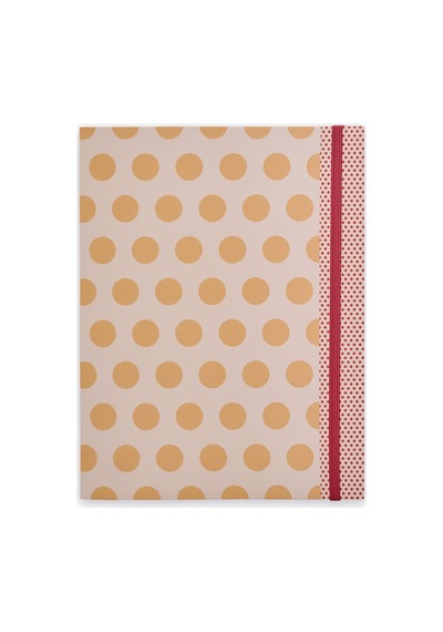 19x25 Ciltli Dotty - Orange Polka Çok Renkli