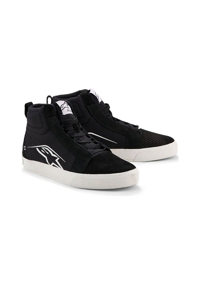 Alpinestars Alpinestas Ride-63 Canvas Korumalı Motosiklet Botu Siyah Beyaz Siyah - Beyaz
