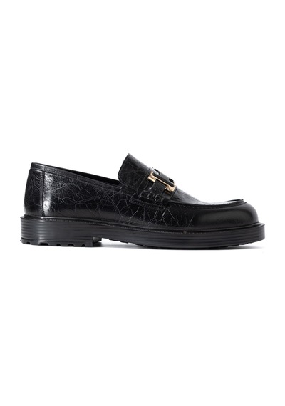 Black Mexico Klasik Ayakkabı Erkek John May Ka-26y-c26011 May Munıh Shoe Siyah