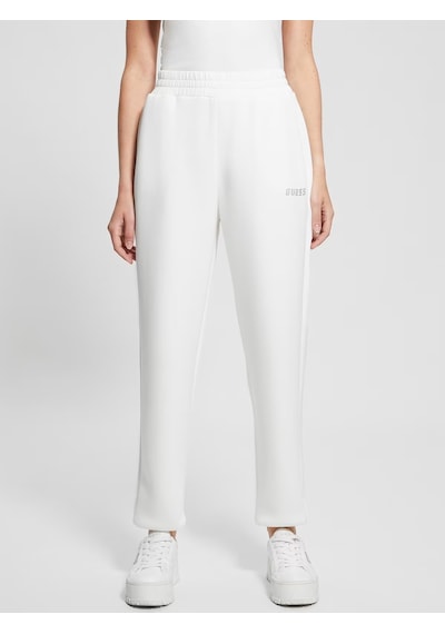 Guess Cecilia Scuba Kadın Jogger Eşofman Altı V4bb12k7uw2 Beyaz