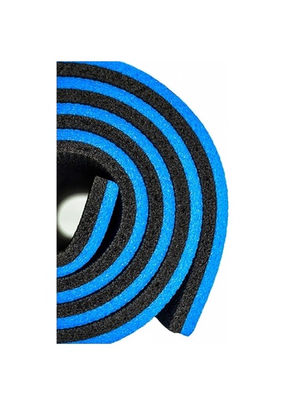 Yıldız 16 Mm En Kalın Egzersiz Pilates Minderi Kamp Yoga Mat Çift Taraflı 180x60 Mavi-siyah Mavi-siyah