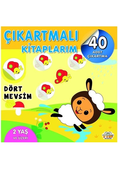 2 Yaş Ve Üzeri Çıkartmalı Kitaplarım Seti 6 Kitap