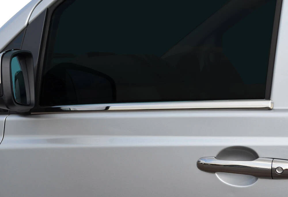 Mercedes Vito W447 Cam Çıtası Alt - Krom 2 Parça 2014 Ve Sonrası