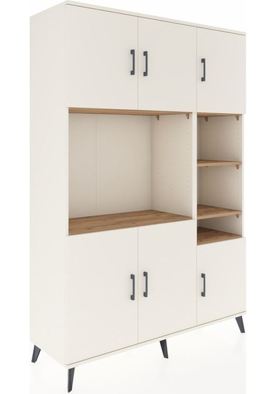 Hyperion Dolap 10 Raflı 6 Kapaklı 132x44x195 Aytaşı-aytaşı/çam Aytaşı Hyperion Dolap 10 Raflı 6 Kapaklı 132x44x195 Aytaşı-aytaşı/çam Aytaşı