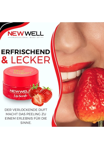 New Well Hey Sugar Karışık Meyve Aromalı Dudak Peelingi 20gr Genel