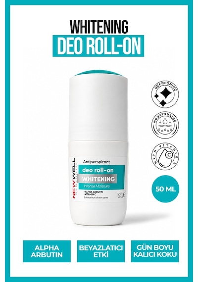 New Well Whitening Roll-On Deodorant 50 ML