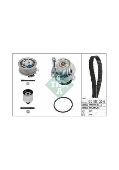 Vw Polo Triger Seti + Devirdaim 1.4 Tdi 2005-2010 Bms Bnv Ina 530020132