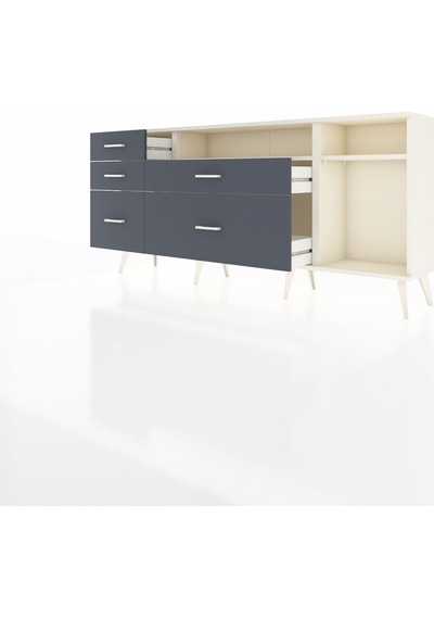 Arges Konsol 2 Raflı 5 Çekmeceli 176x30x83 Aytaşı-aytaşı/antrasit Aytaşı/antrasit Arges Konsol 2 Raflı 5 Çekmeceli 176x30x83 Aytaşı-aytaşı/antrasit Aytaşı/antrasit