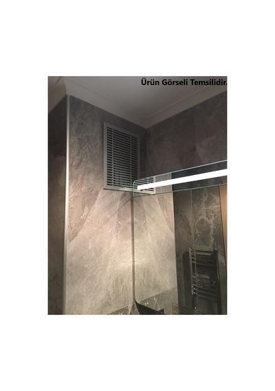 Klc Havalandırma Menfezi Banyo Wc Tuvalet Menfez Plastik Panjur Gri 27x32 Cm.