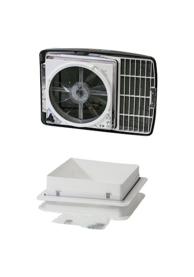 Maxxfan Deluxe 7500k Karavan Tavan Fanı Yağmur Koruması, Smoke, Güçlü Havalandırma Diğer