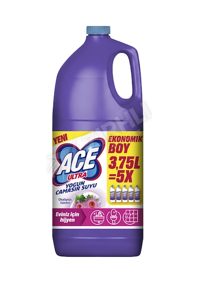 2 Adet Ace Ultra Çamaşır Suyu Okaliptus Esintisi 3.75 Lt Diğer