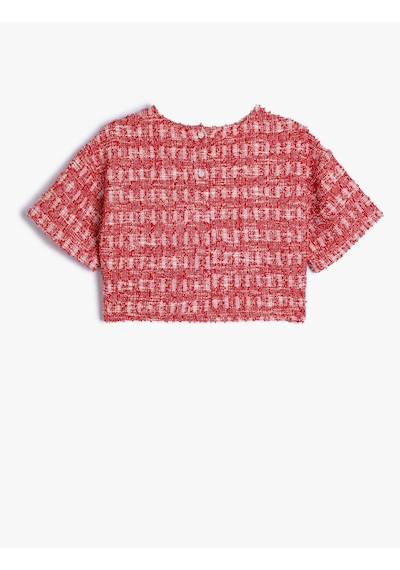 Koton Crop Tüvit Bluz Kısa Kollu Yuvarlak Yaka Cepli Düğmeli Kırmızı Desenli 5wkg60053ak Kırmızı Desenli Kırmızı Koton Crop Tüvit Bluz Kısa Kollu Yuvarlak Yaka Cepli Düğmeli Kırmızı Desenli 5wkg60053ak Kırmızı Desenli Kırmızı