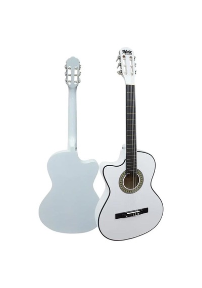 Cg-396wh Solak Klasik Gitar Beyaz Renk Full Set Sap Ayarlı 4/4
