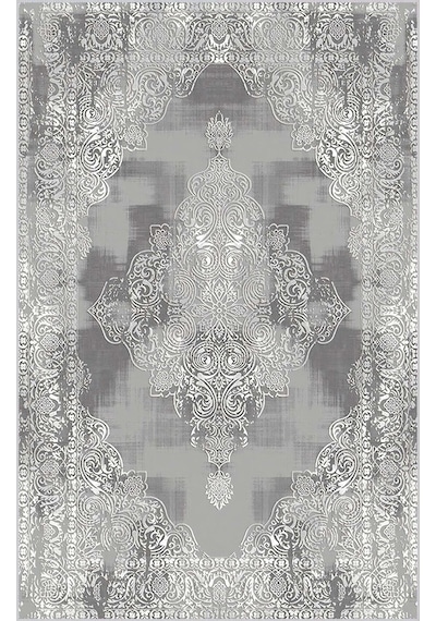 Rovigo Home Dijital Baskı Yıkanabilir Kaymaz Taban Salon Halısı Rvg0463 Gri