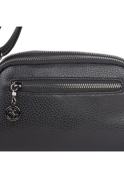 Nas Bag Kadın Mini Şık Çapraz Çanta Siyah Lopez