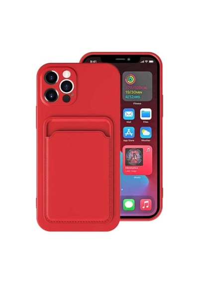 Apple Uyumlu iPhone 12 Pro Max Kılıf Zore Ofix Kapak Kırmızı