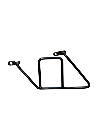 Turktasarlar Motor Accessory Mutt Motorcycle, Motosiklet Yan Çanta Taşıma Aparatı, Siyah Metal Sol Taraf Genel