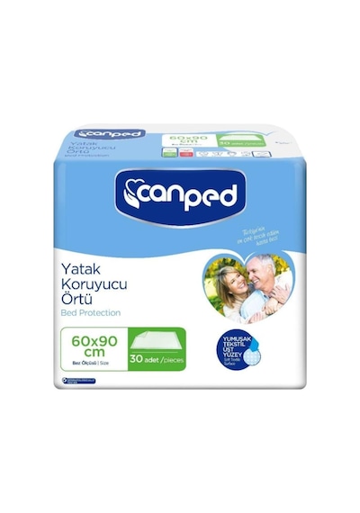 Canped 60x90 Cm 30lu Yatak Koruyucu Örtü Açık Indigo