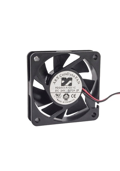 60x60x15mm Dc Motor Fırçasız 24 Volt 0.12 Amper 2 Kablo Soğutma Fanı