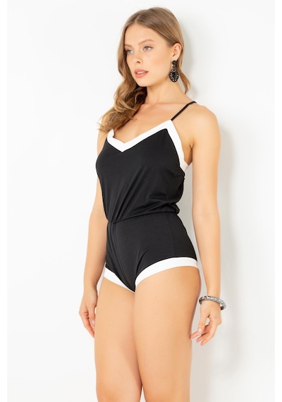 Miorre Doremi Pamuklu Şortlu Tulum Pijama 001
