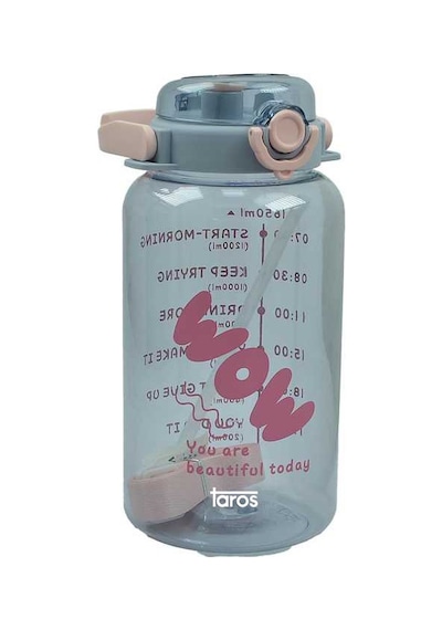 Taros Quokka Lıfemotto Şeffaf Matara 1650 Ml Şeffaf
