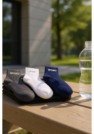 Hitit Socks 9 Çift Pamuklu Günlük Kullanıma Uygun Sport Yazılı Yazlık Nefes Alan Kısa Çorap Siyah Hitit Socks 9 Çift Pamuklu Günlük Kullanıma Uygun Sport Yazılı Yazlık Nefes Alan Kısa Çorap Siyah