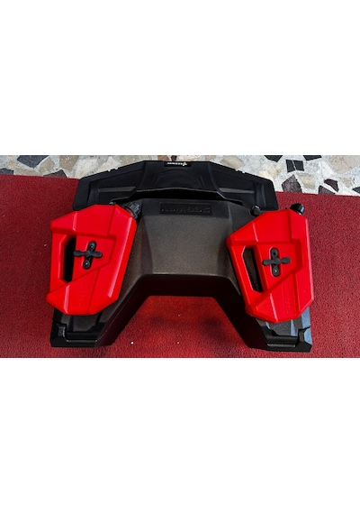 Arwic 3'lü Atv Çanta Seti Segway Yazılı 180 Lt Arka + 80 Lt Ön Çanta + 2 Adet 5 Lt Benzin Bidonu Siyah