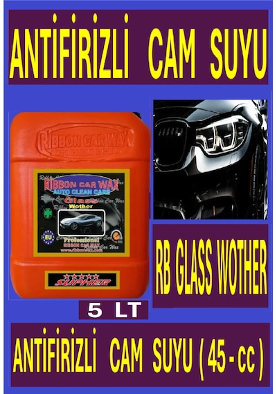 Rb Glass Wother 45 -cc Antifrizli Cam Suyu 5 Lt