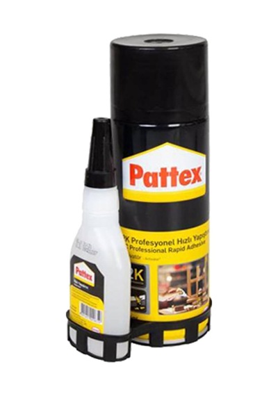 2k Hızlı Yapıştırıcı, 400ml + 100ml, Profesyonel Siyanoakrilat, Şeffaf