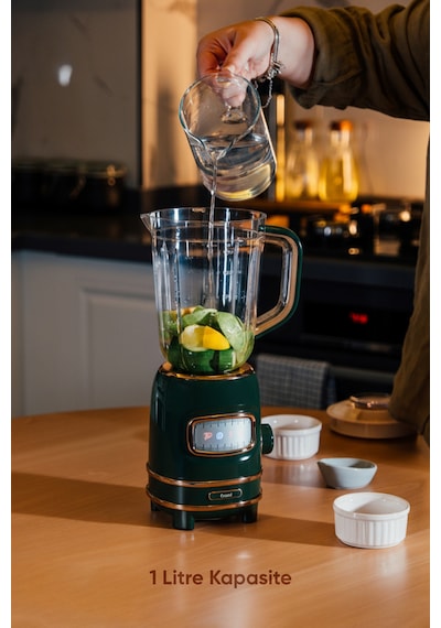 Fressi Retroblend FR-BL01 Öğütücülü 500 W Smoothie Blender Seti