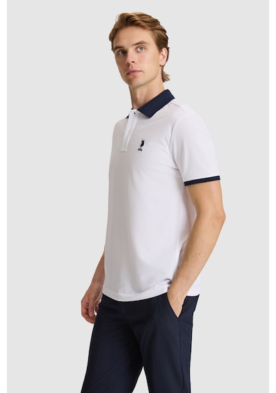 U.S. Polo Assn. U.s. Polo Assn. Erkek Beyaz Tişört Basic 50326978-vr013