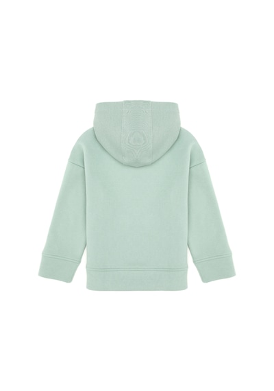 U.S. Polo Assn. Kız Çocuk Su Yeşili Kapüşonlu Sweatshirt 50290706-VR048