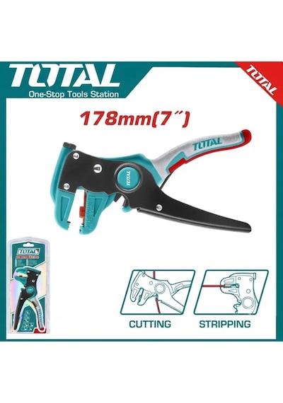 Total Profesyonel Kablo Sıyırma Pensesi 0.5-6 Mm 9 İnç - Kablo Sıyırma Pensesi